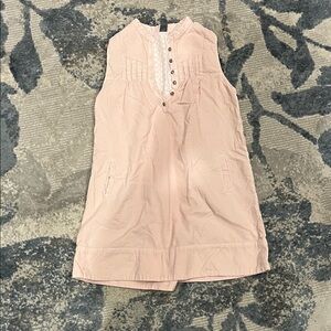 Zara Kids Light Pink Corduroy Dress